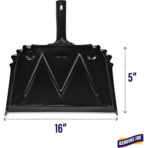 Genuine Joe Heavy-Duty Metal Dustpan (85151)