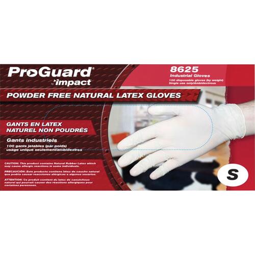 ProGuard Disposable Latex PF General Purpose Gloves (8625S)