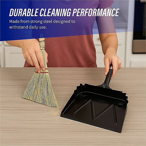 Genuine Joe Heavy-Duty Metal Dustpan (58143)