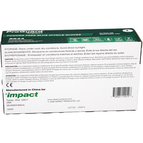 ProGuard PF Nitrile General Purpose Gloves (8644LCT)