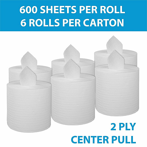 Cellysoft Stefco 600 Sheet Center Pull Dispenser Towels (410079)