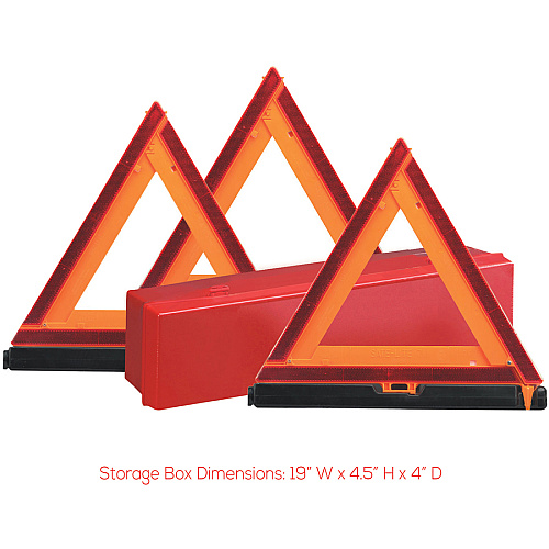 deflecto Emergency Warning Triangle Kit (73071100)