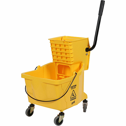 Genuine Joe 35-quart Side Press Mop Bucket & Wringer Combo (02347)