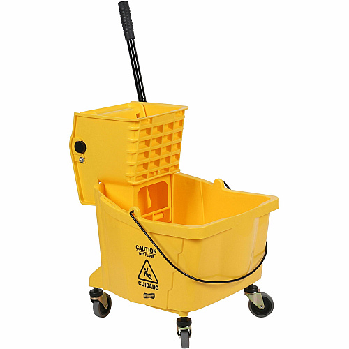 Genuine Joe 35-quart Side Press Mop Bucket & Wringer Combo (02347)