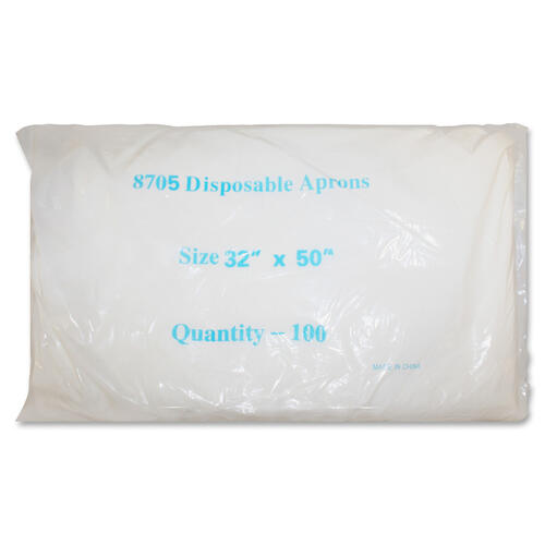 ProGuard 50" Disposable Poly Apron (8705)