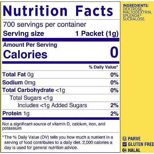 Splenda Single-serve Sweetener Packets (200063)