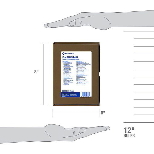 First Aid Only 25-Person Bulk First Aid Refill - ANSI Compliant (90583)