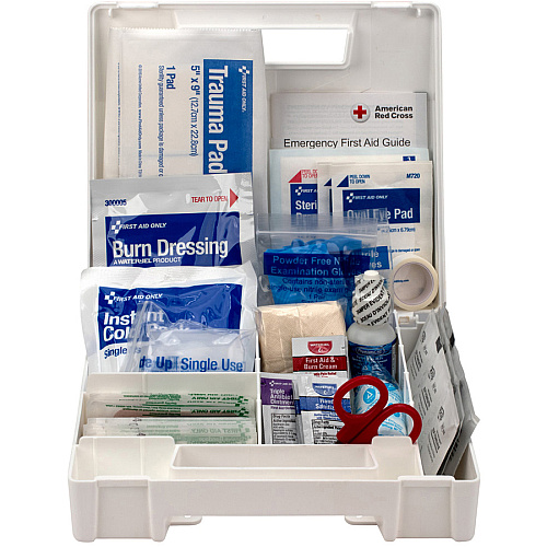First Aid Only 25-Person Bulk Plastic First Aid Kit - ANSI Compliant (90588)