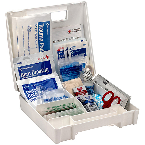 First Aid Only 25-Person Bulk Plastic First Aid Kit - ANSI Compliant (90588)