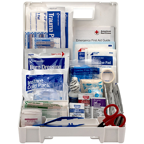 First Aid Only 25-Person Bulk Plastic First Aid Kit - ANSI Compliant (90589)