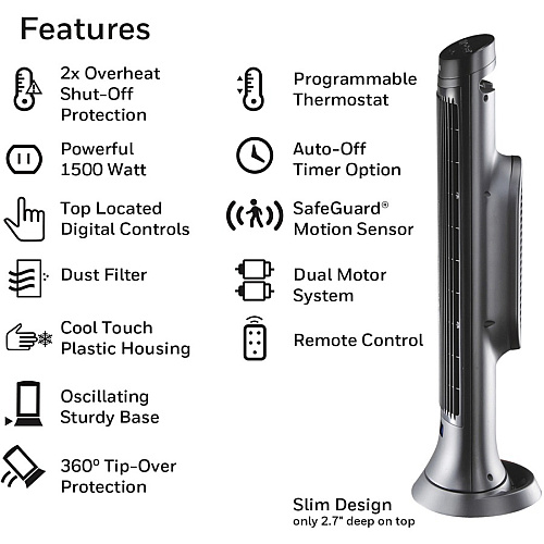 Honeywell Motion Sensor Ceramic Heater (HCE323V)