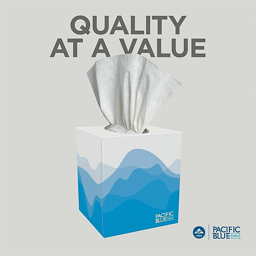 Pacific Blue Select Facial Tissue by GP Pro - Cube Box (46200CT)