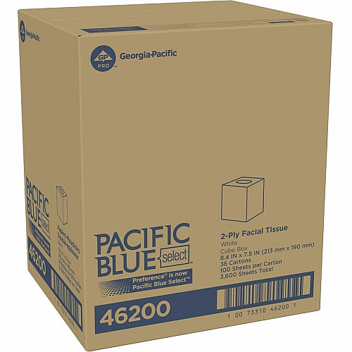 Pacific Blue Select Facial Tissue by GP Pro - Cube Box (46200CT)