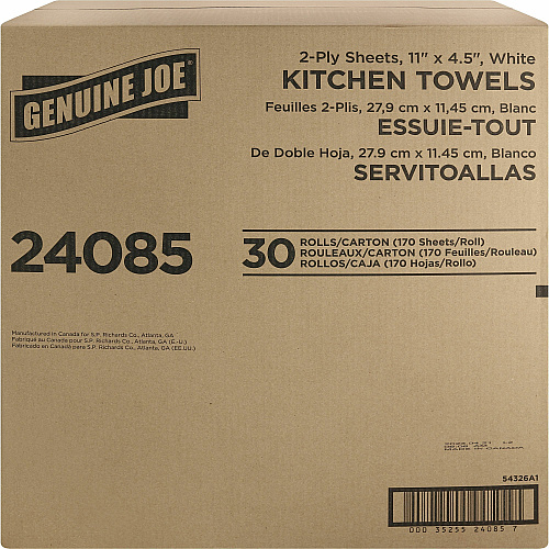 Genuine Joe Kitchen Roll Flexible Size Towels (24085)