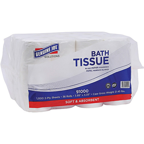 Genuine Joe Solutions Double Capacity Bath Tissue (91000)