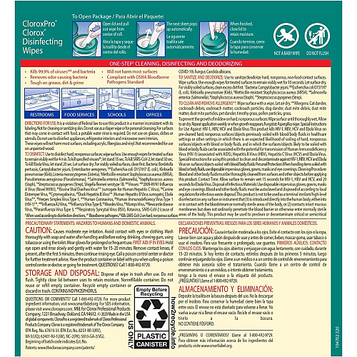 CloroxPro™ Disinfecting Wipes (31547)