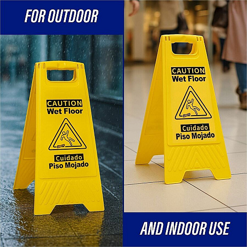Genuine Joe Universal Graphic Wet Floor Sign (85117CT)