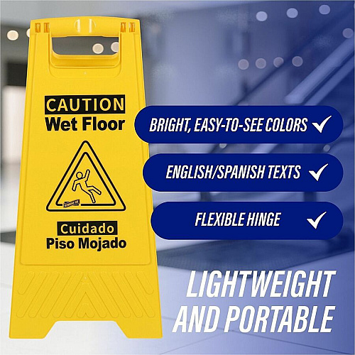 Genuine Joe Universal Graphic Wet Floor Sign (85117CT)