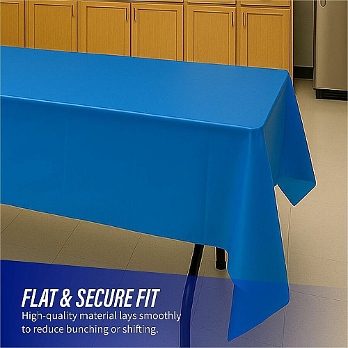 Genuine Joe Plastic Rectangular Table Covers (10325CT)