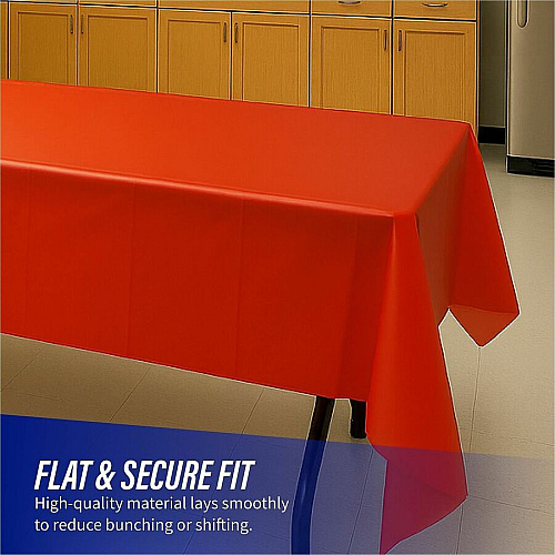 Genuine Joe Plastic Rectangular Table Covers (10326CT)