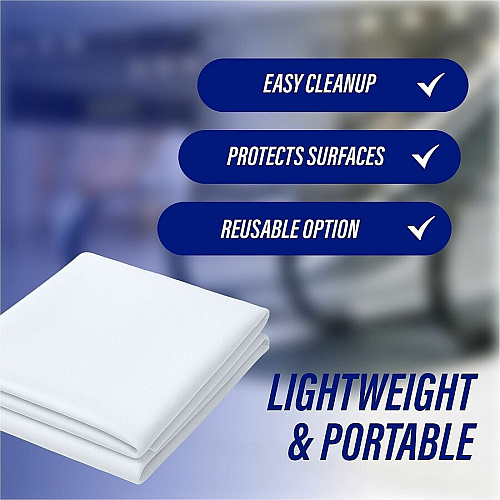 Genuine Joe Plastic Rectangular Table Covers (10328CT)