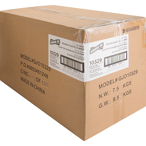 Genuine Joe 9" Reusable Plastic Plates (10329CT)