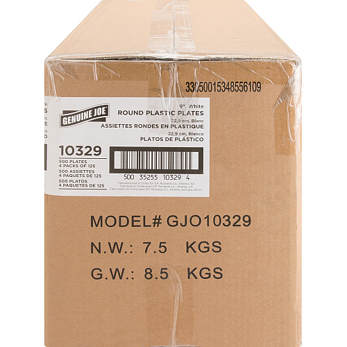 Genuine Joe 9" Reusable Plastic Plates (10329CT)