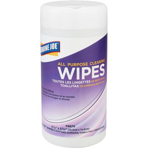 Genuine Joe All Purpose Cleaning Wipes (GJO49870CT)