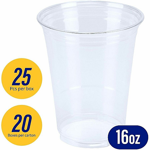 Genuine Joe 16 oz Clear Plastic Cups (58230CT)