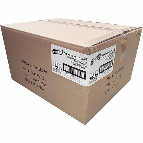 Genuine Joe 16 oz Clear Plastic Cups (58230CT)
