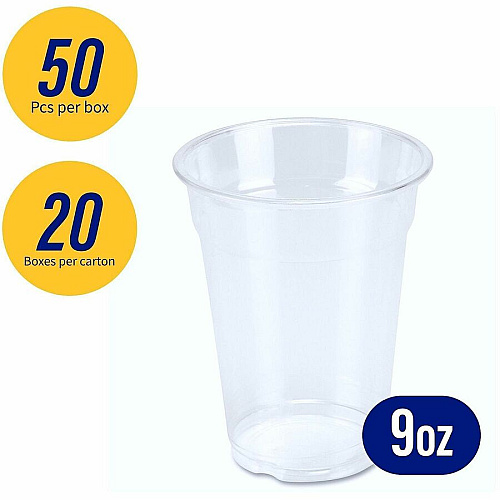 Genuine Joe 9 oz Clear Plastic Cups (58233CT)