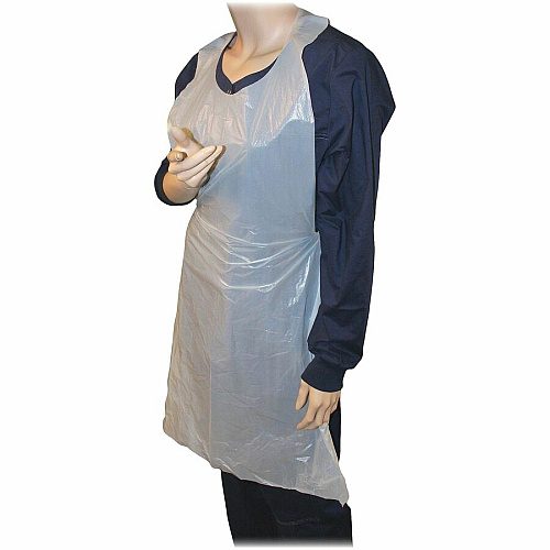 Genuine Joe 50" Disposable Poly Apron (85141CT)