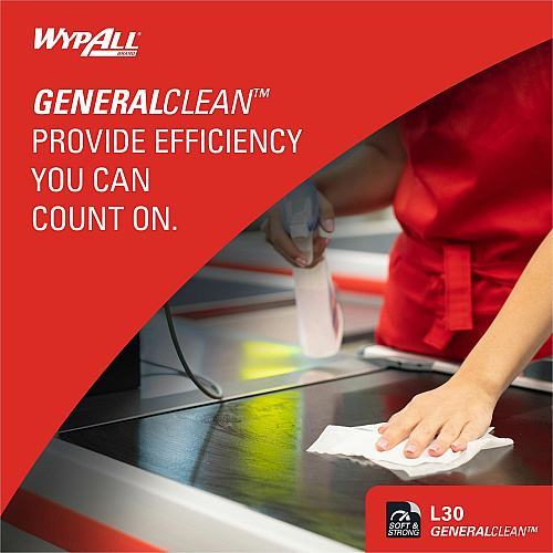 Wypall GeneralClean L30 Heavy Duty Cleaning Towels (05841)