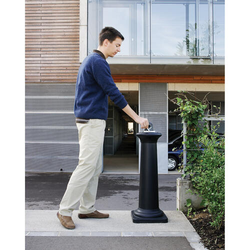 Rubbermaid Commercial Tuscan Smoking Receptacle (9W3000BK)