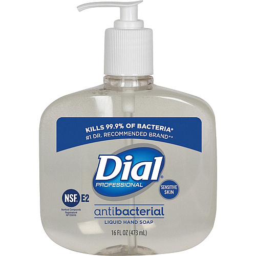 Dial Sensitive Skin Antibacterial Liquid Hand Soap (80784)
