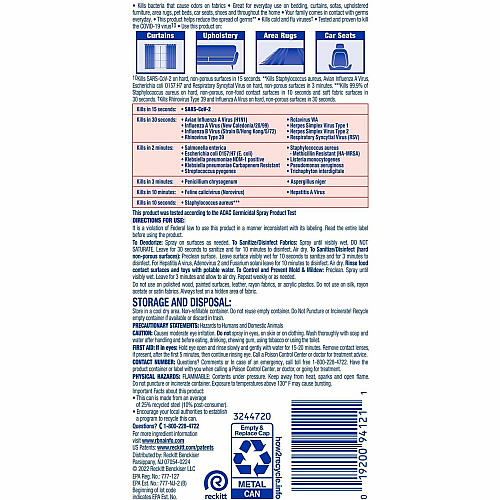 Lysol Fabric Disinfectant Spray (94121)