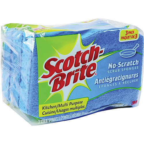 Scotch-Brite No Scratch Scrub Sponges (MP3CT)