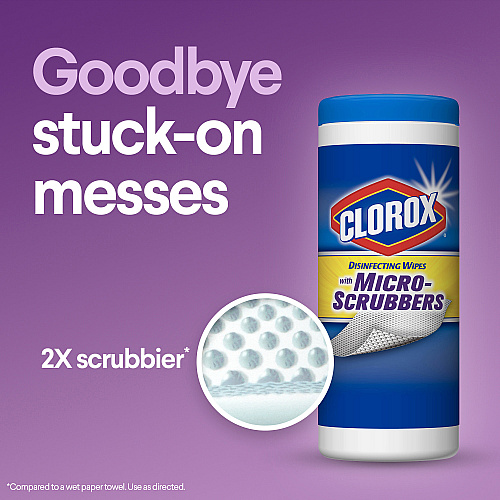 Clorox Disinfecting Wipes with Micro-Scrubbers