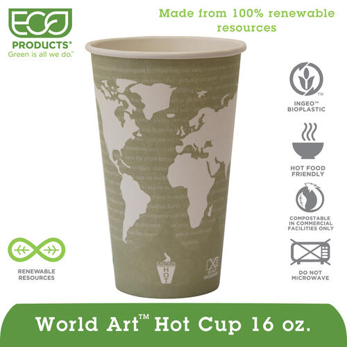 Eco-Products Renewable Resource Hot Drink Cups (EPBHC16WACT)