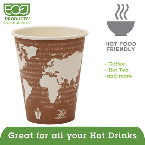 Eco-Products Renewable Resource Hot Drink Cups (EPBHC8WACT)
