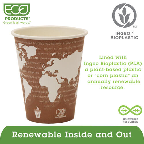 Eco-Products Renewable Resource Hot Drink Cups (EPBHC8WACT)