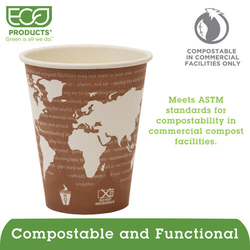 Eco-Products Renewable Resource Hot Drink Cups (EPBHC8WACT)