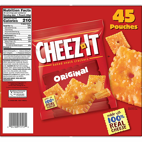 Cheez-It Cheez-It Baked Snack Crackers (10201)