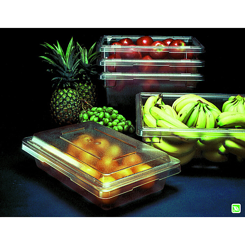 Rubbermaid Commercial 3-1/2 Gallon Clear Food/Tote Box (330900CLRCT)