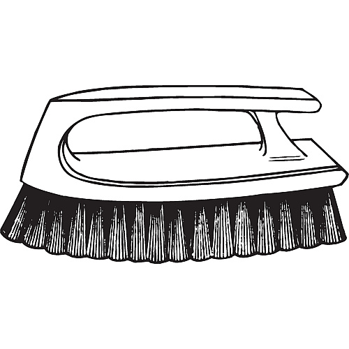 Rubbermaid Commercial Iron Handle Scrub Brush (6482COBCT)