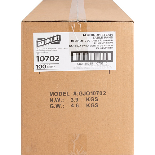 Genuine Joe Half-size Disposable Aluminum Pan (10702)