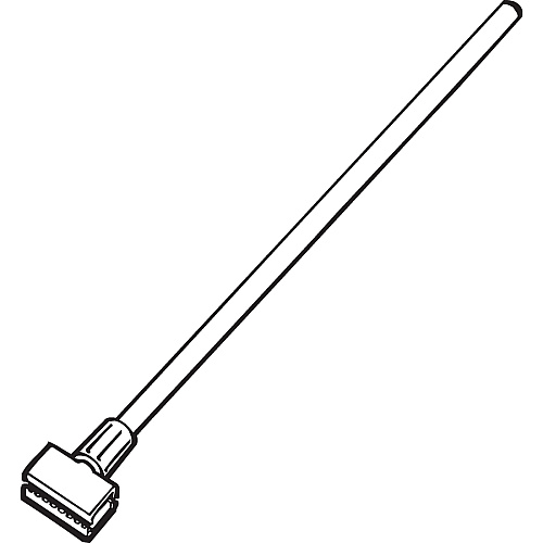 Rubbermaid Commercial Gripper 60" Vinyl/Aluminum Wet Mop Handle (H236000000CT)