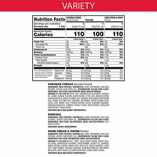 Pringles Keebler Potato Crisps Snack Variety Pack (14977)