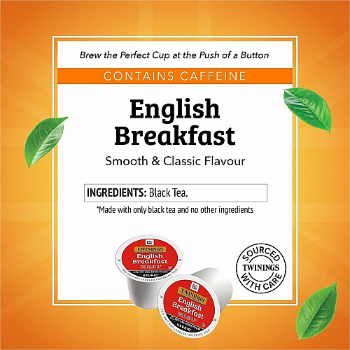 Twinings of London English Breakfast Black Tea K-Cup (08755)