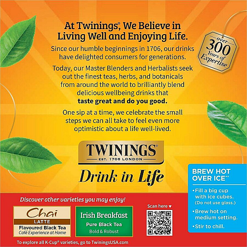 Twinings of London English Breakfast Black Tea K-Cup (08755)